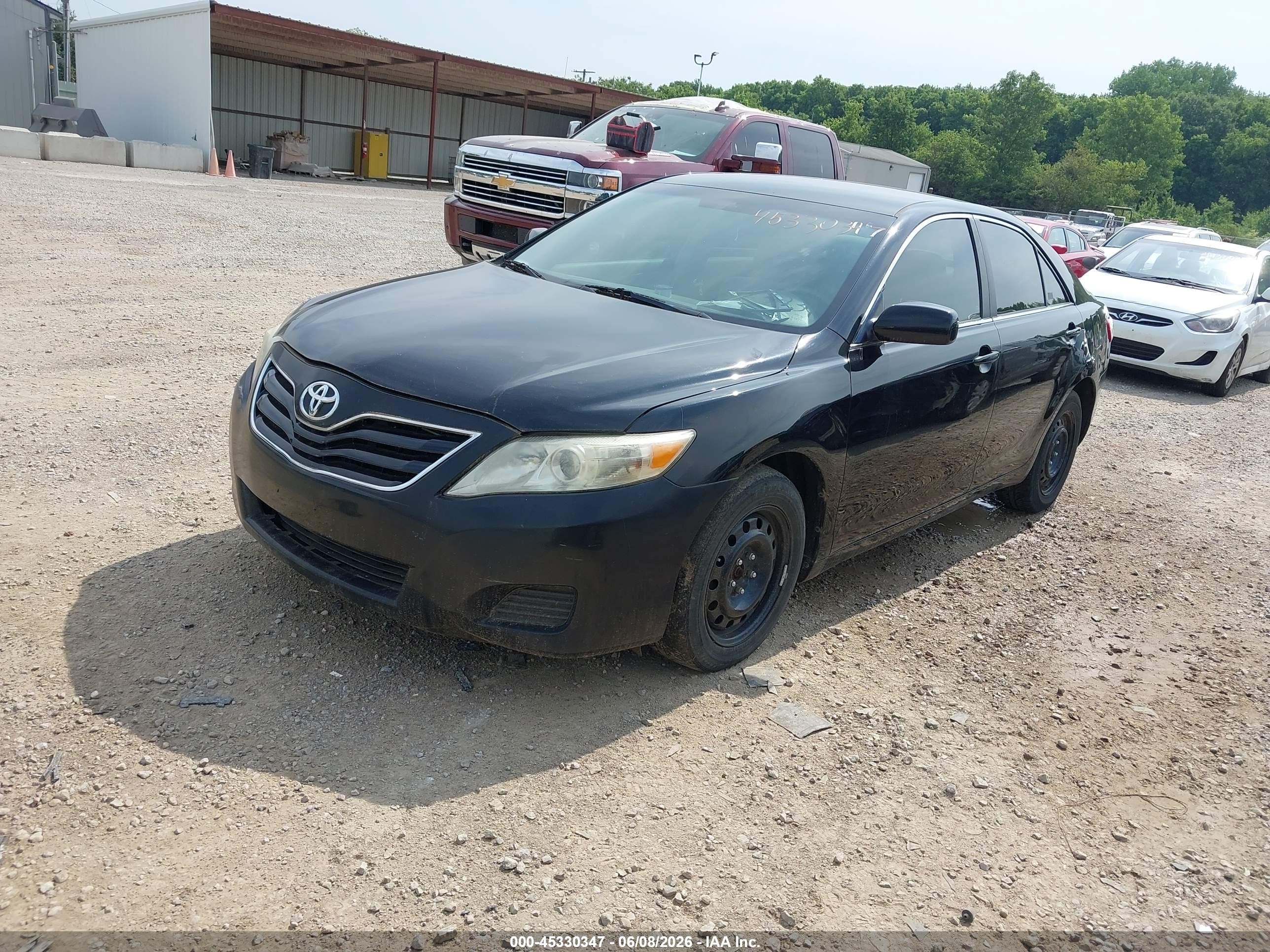 2010 Toyota Camry Le Black vin: 4T1BF3EK9AU016027