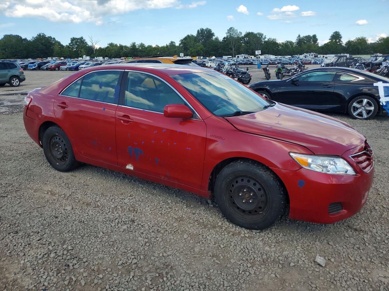 2010 Toyota Camry Le Red vin: 4T1BF3EK9AU043972