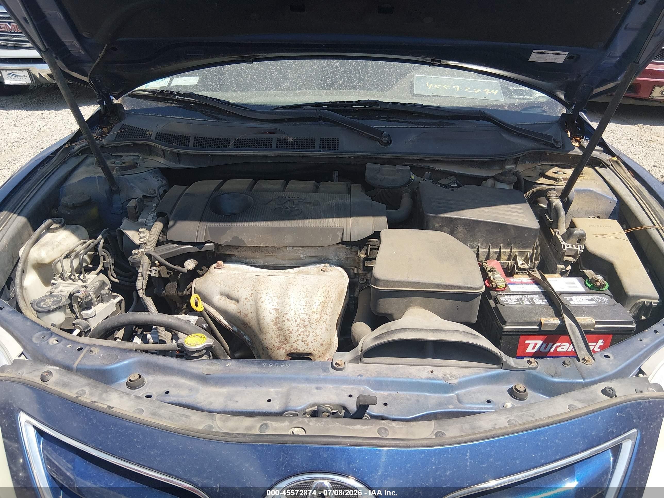 2010 Toyota Camry Le Blue vin: 4T1BF3EK9AU561063