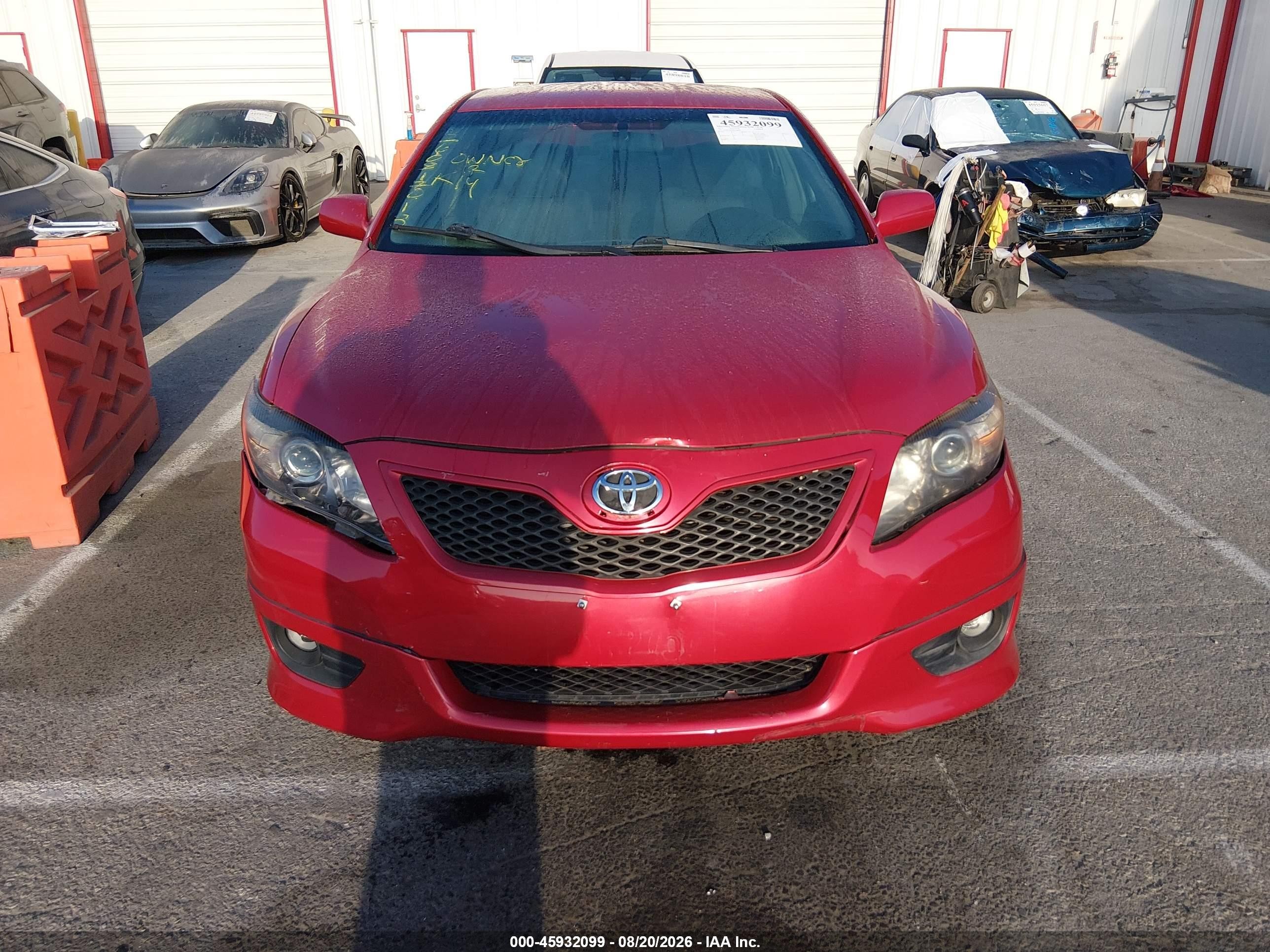 2011 Toyota Camry Se Red vin: 4T1BF3EK9BU148030