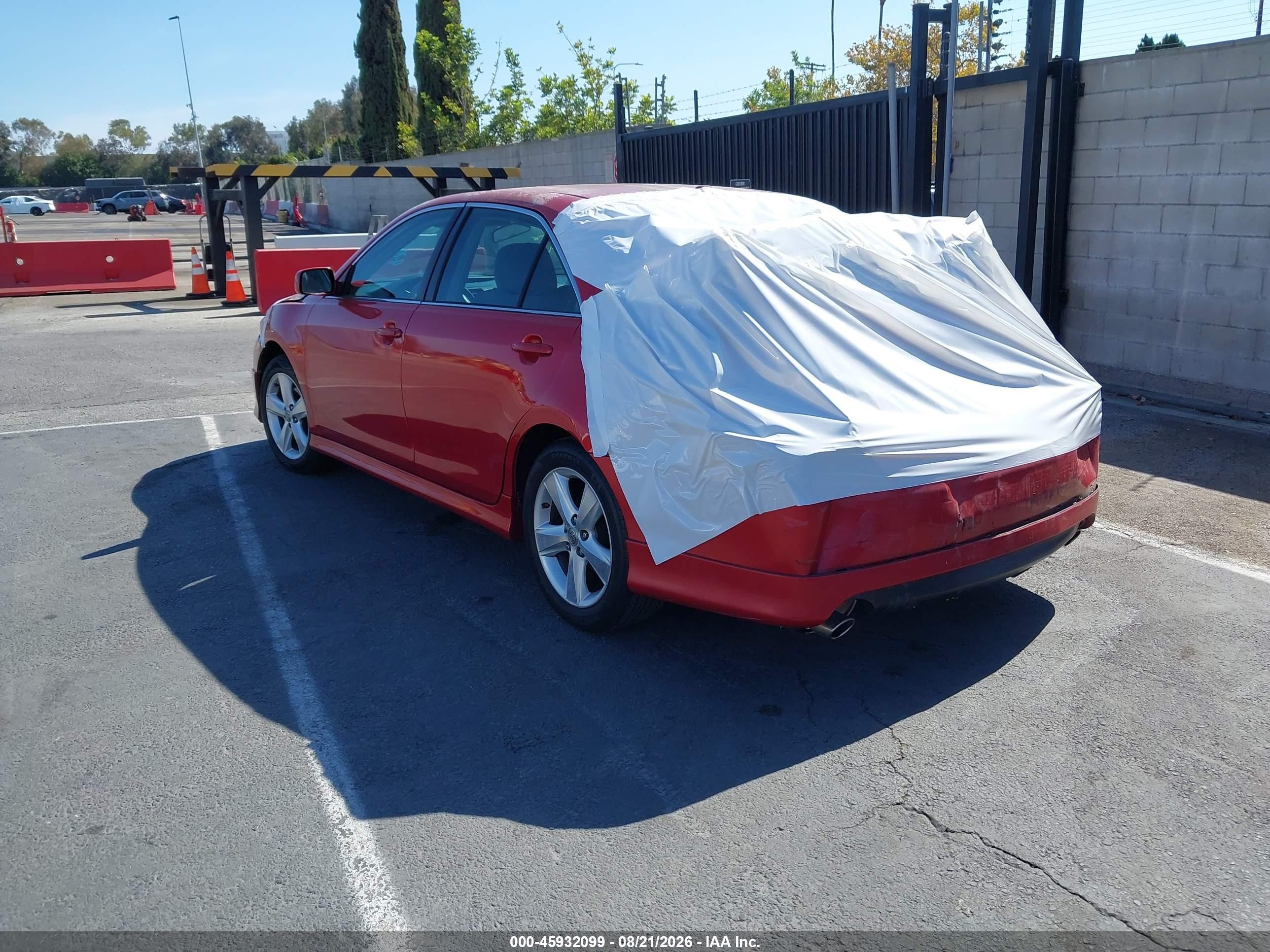 2011 Toyota Camry Se Red vin: 4T1BF3EK9BU148030