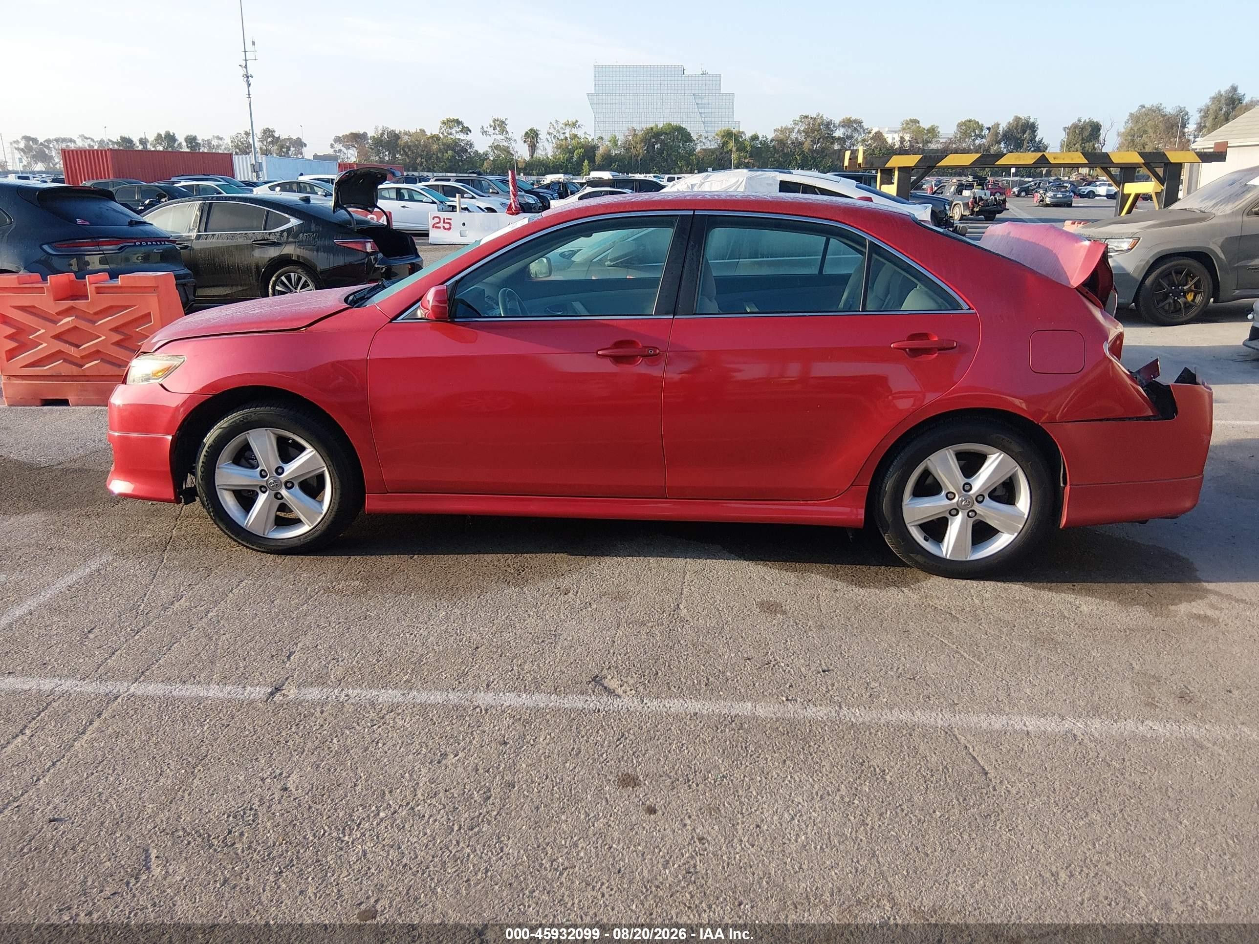 2011 Toyota Camry Se Red vin: 4T1BF3EK9BU148030
