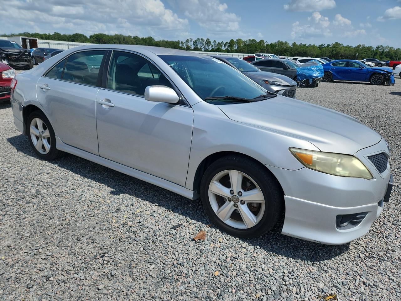 2011 Toyota Camry Se Silver vin: 4T1BF3EK9BU149727