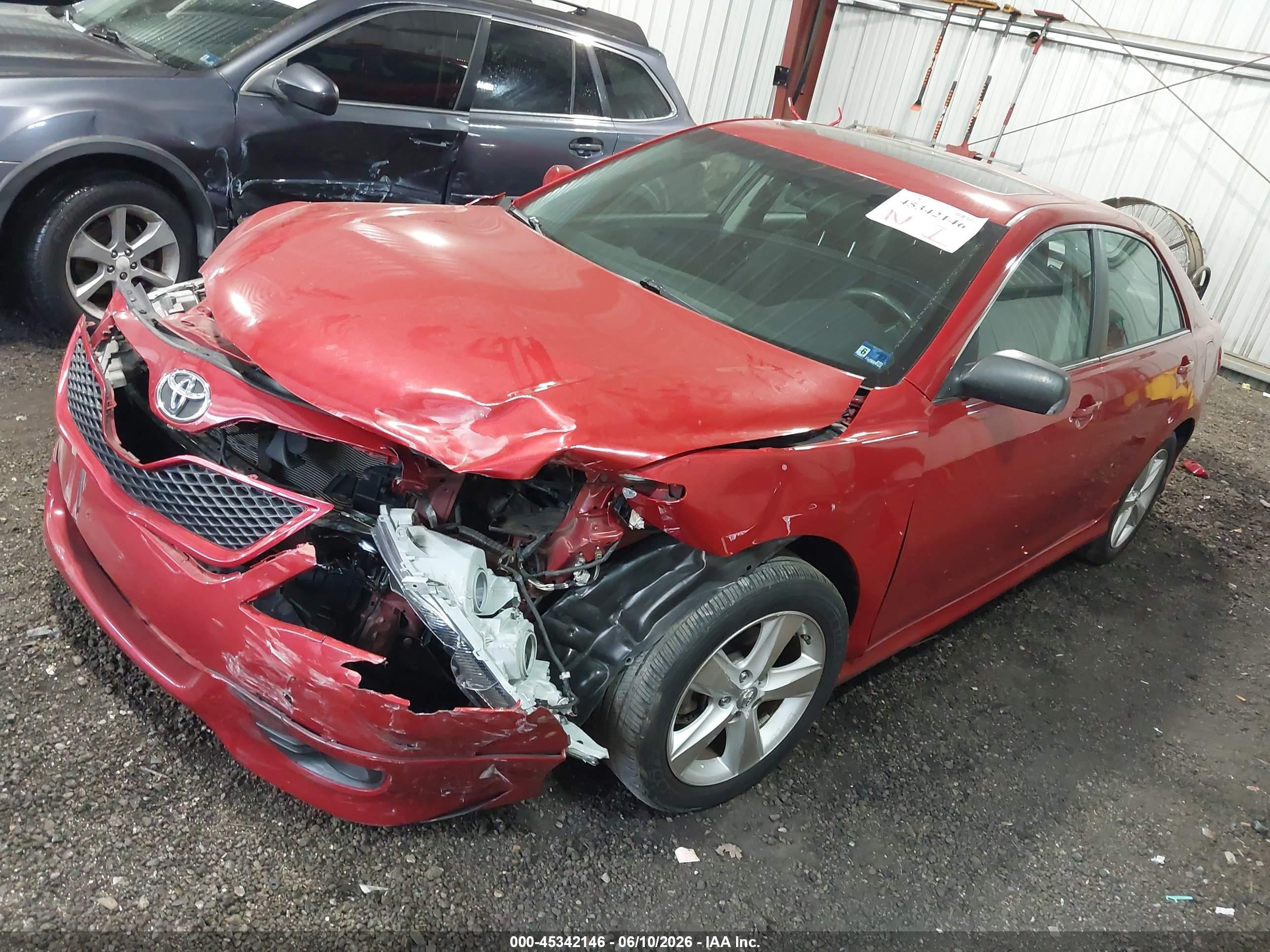 2011 Toyota Camry Se Red vin: 4T1BF3EK9BU154202