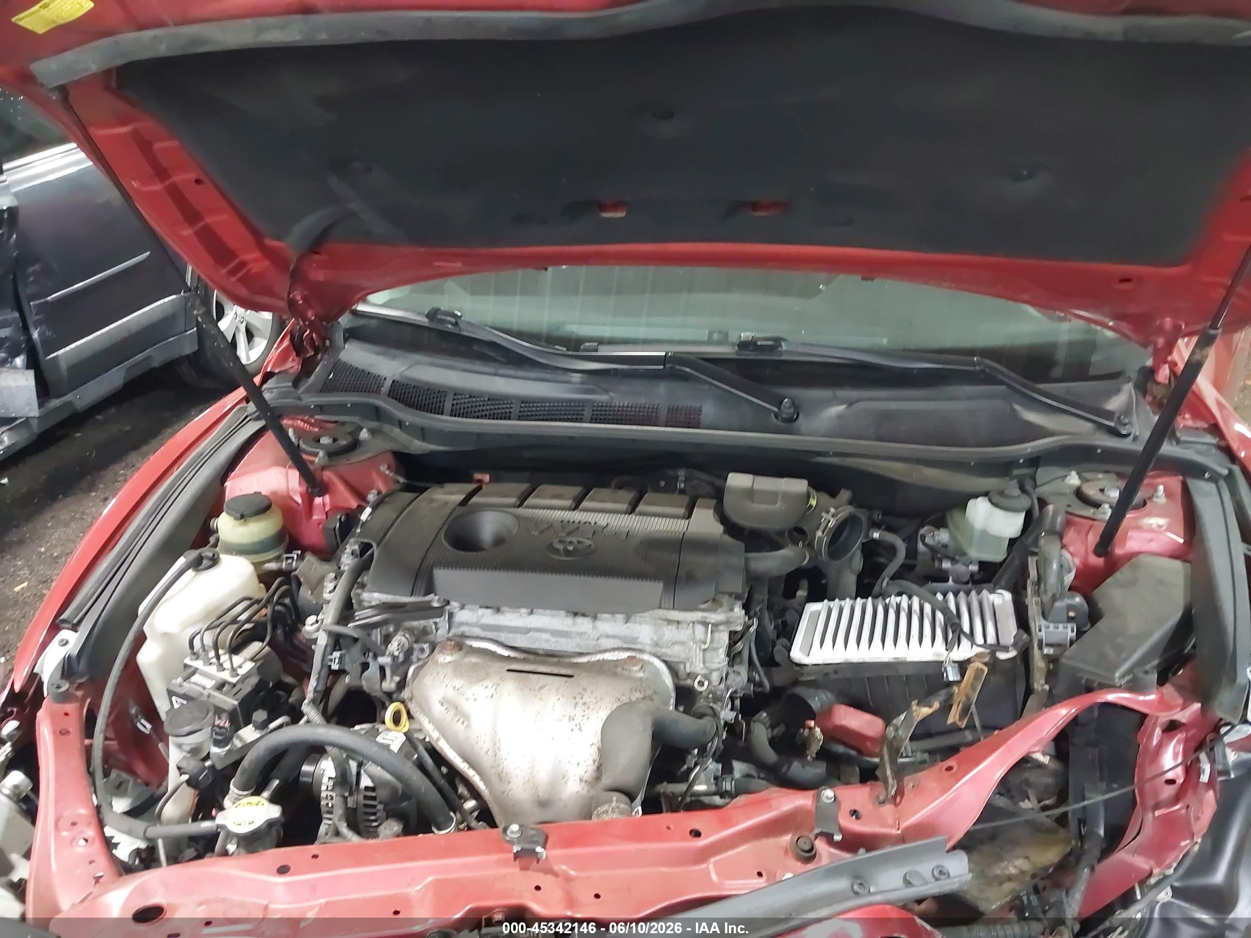 2011 Toyota Camry Se Red vin: 4T1BF3EK9BU154202