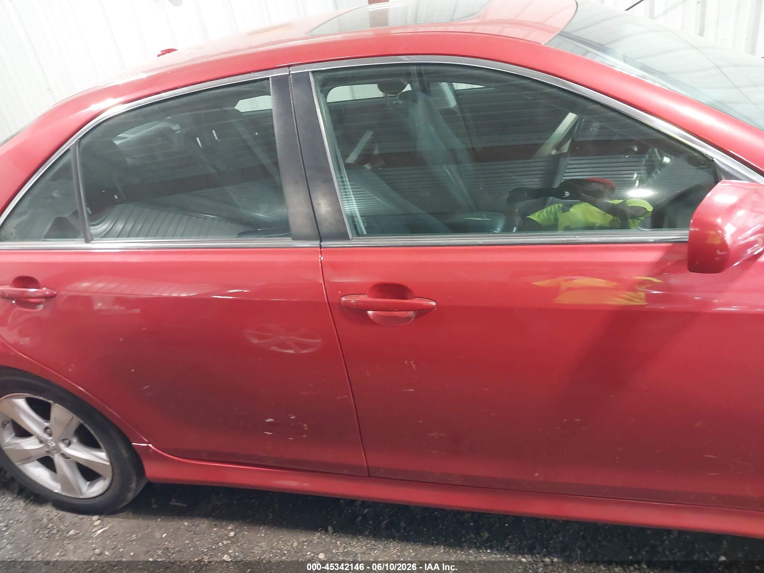 2011 Toyota Camry Se Red vin: 4T1BF3EK9BU154202