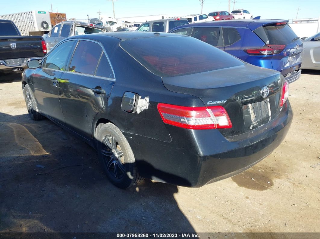 2011 Toyota Camry Le Black vin: 4T1BF3EK9BU158217