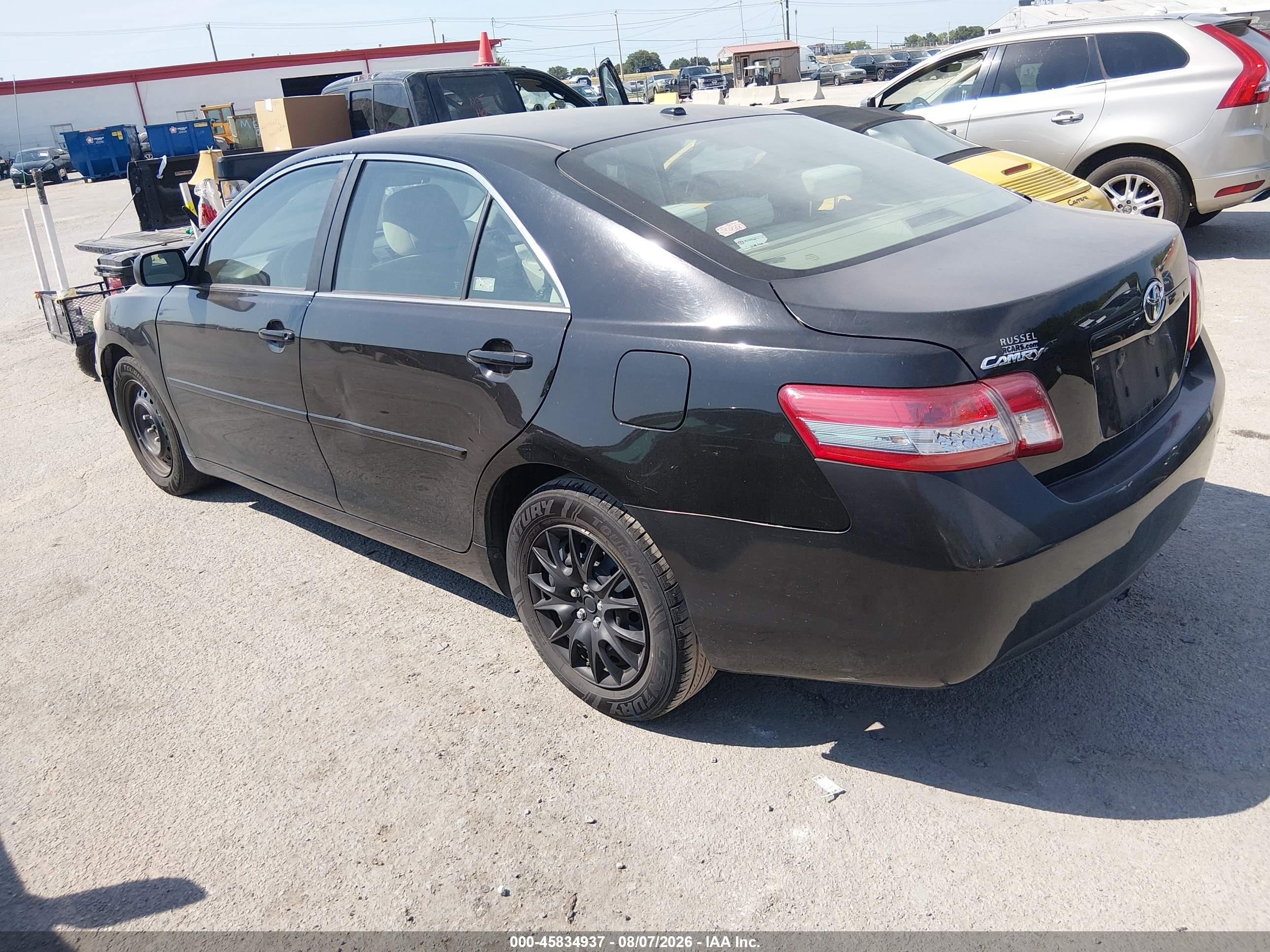 2011 Toyota Camry Le Black vin: 4T1BF3EK9BU164888