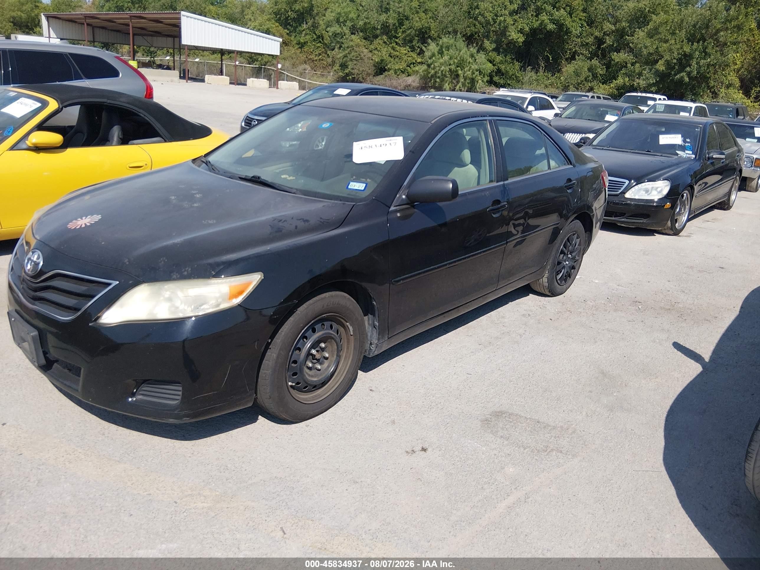 2011 Toyota Camry Le Black vin: 4T1BF3EK9BU164888