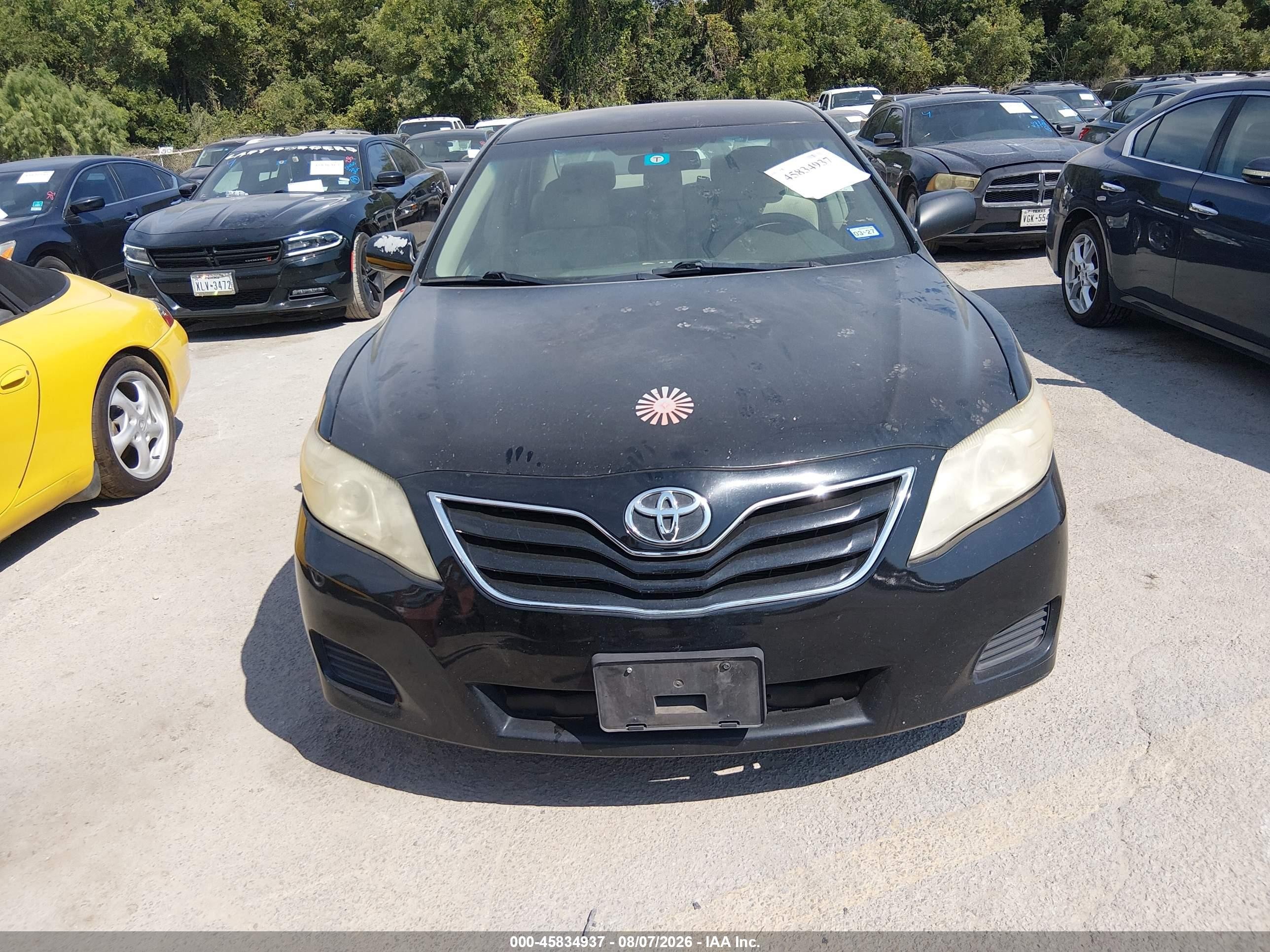 2011 Toyota Camry Le Black vin: 4T1BF3EK9BU164888