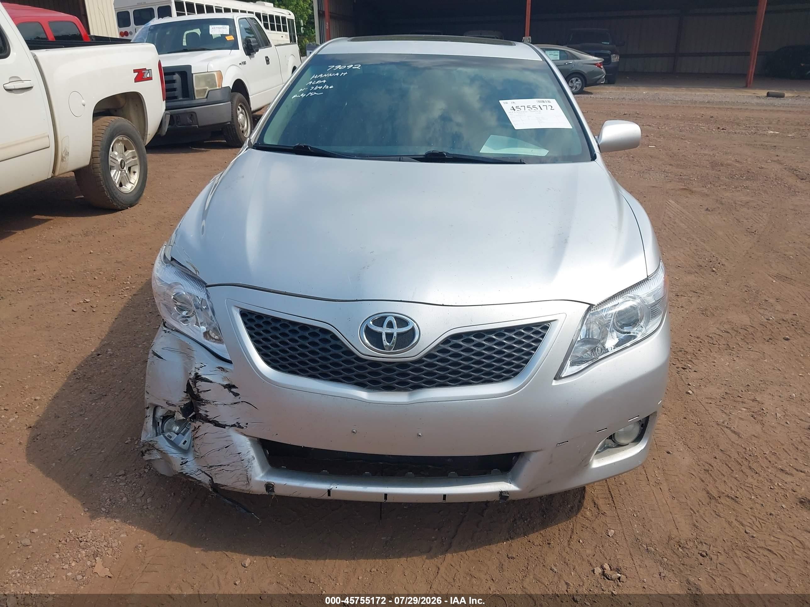 2011 Toyota Camry Se Silver vin: 4T1BF3EK9BU171923