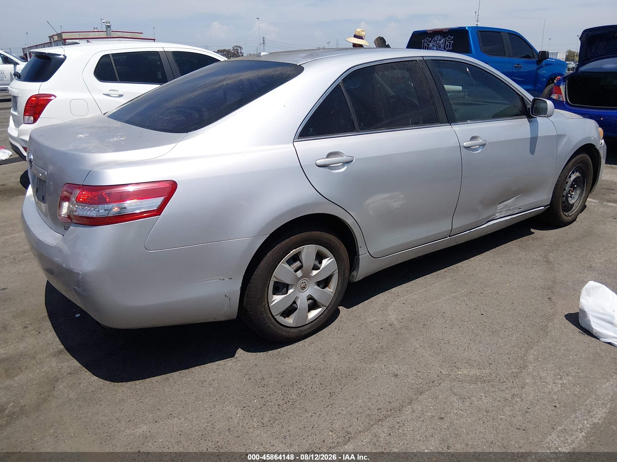 2011 Toyota Camry Le Gray vin: 4T1BF3EK9BU189466