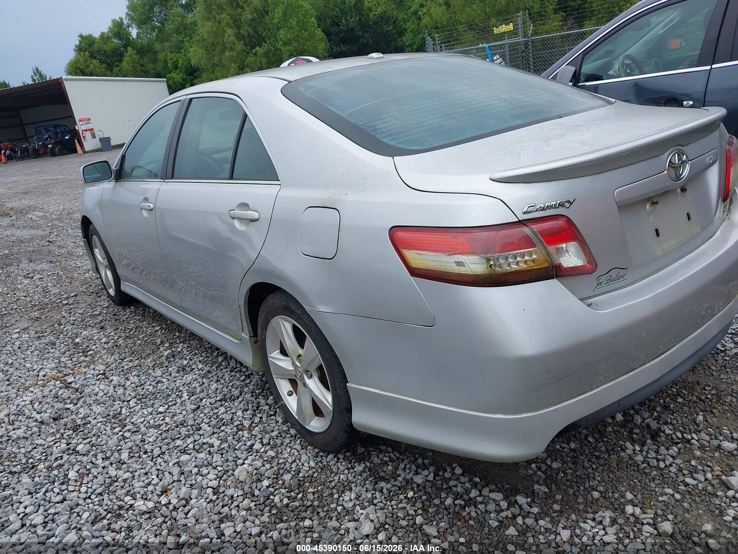2011 Toyota Camry Se Серебряный vin: 4T1BF3EK9BU205360