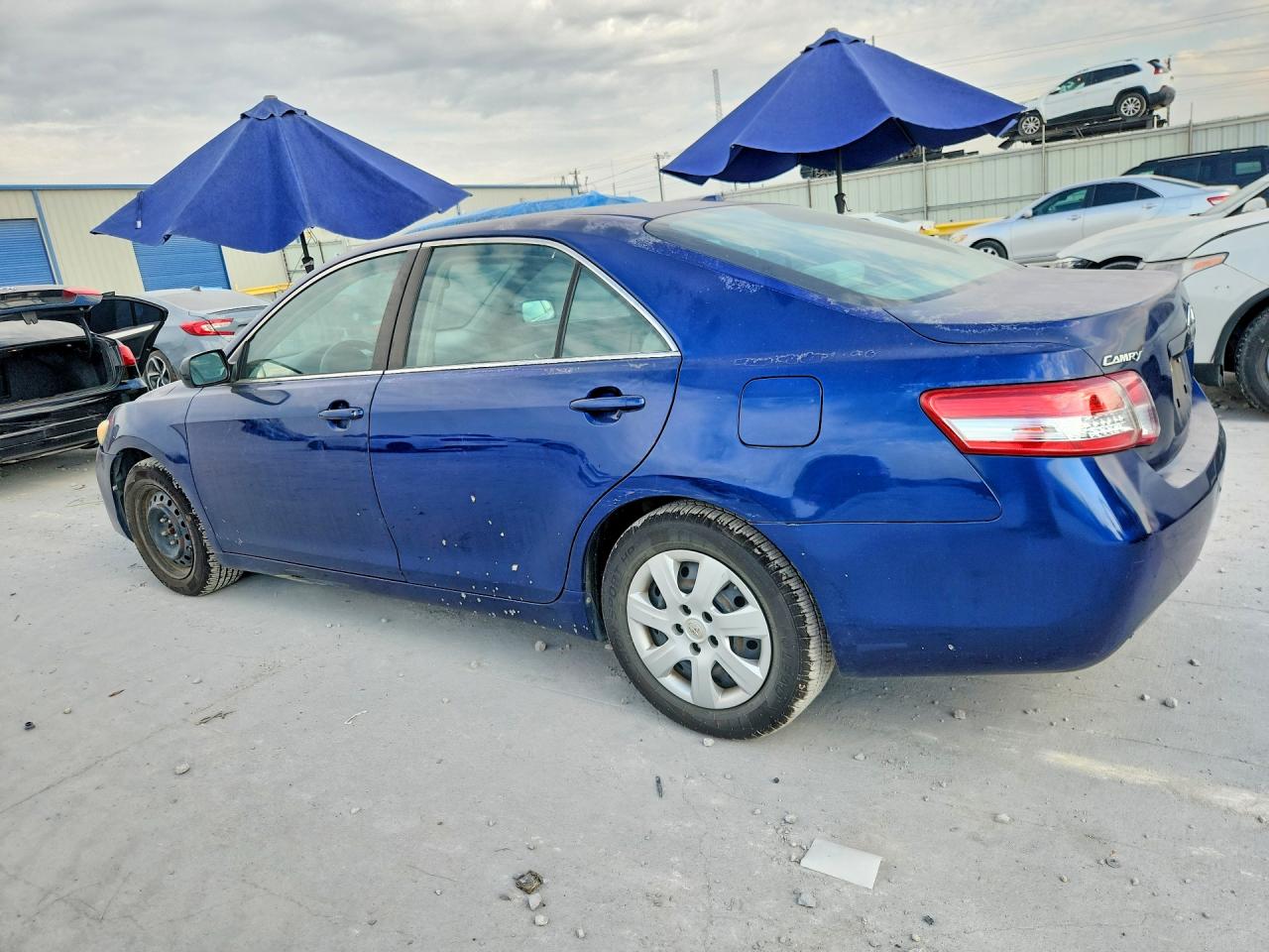 2011 Toyota Camry Le Синий vin: 4T1BF3EK9BU586529