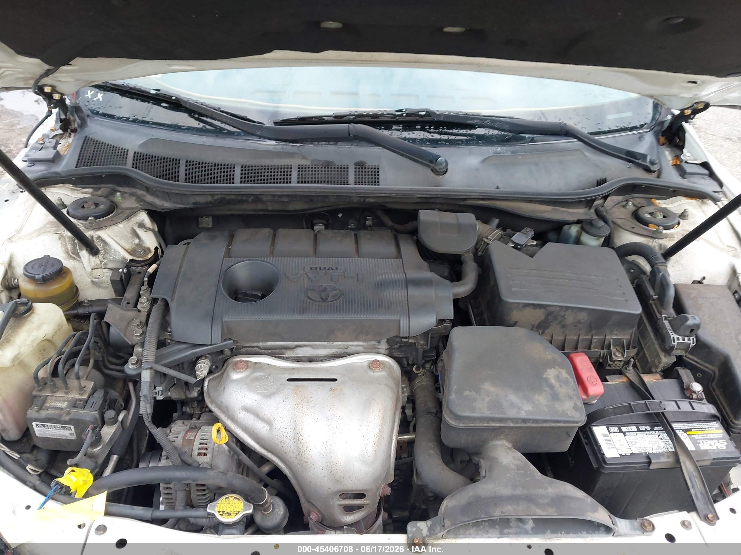 2011 Toyota Camry Le White vin: 4T1BF3EK9BU591570
