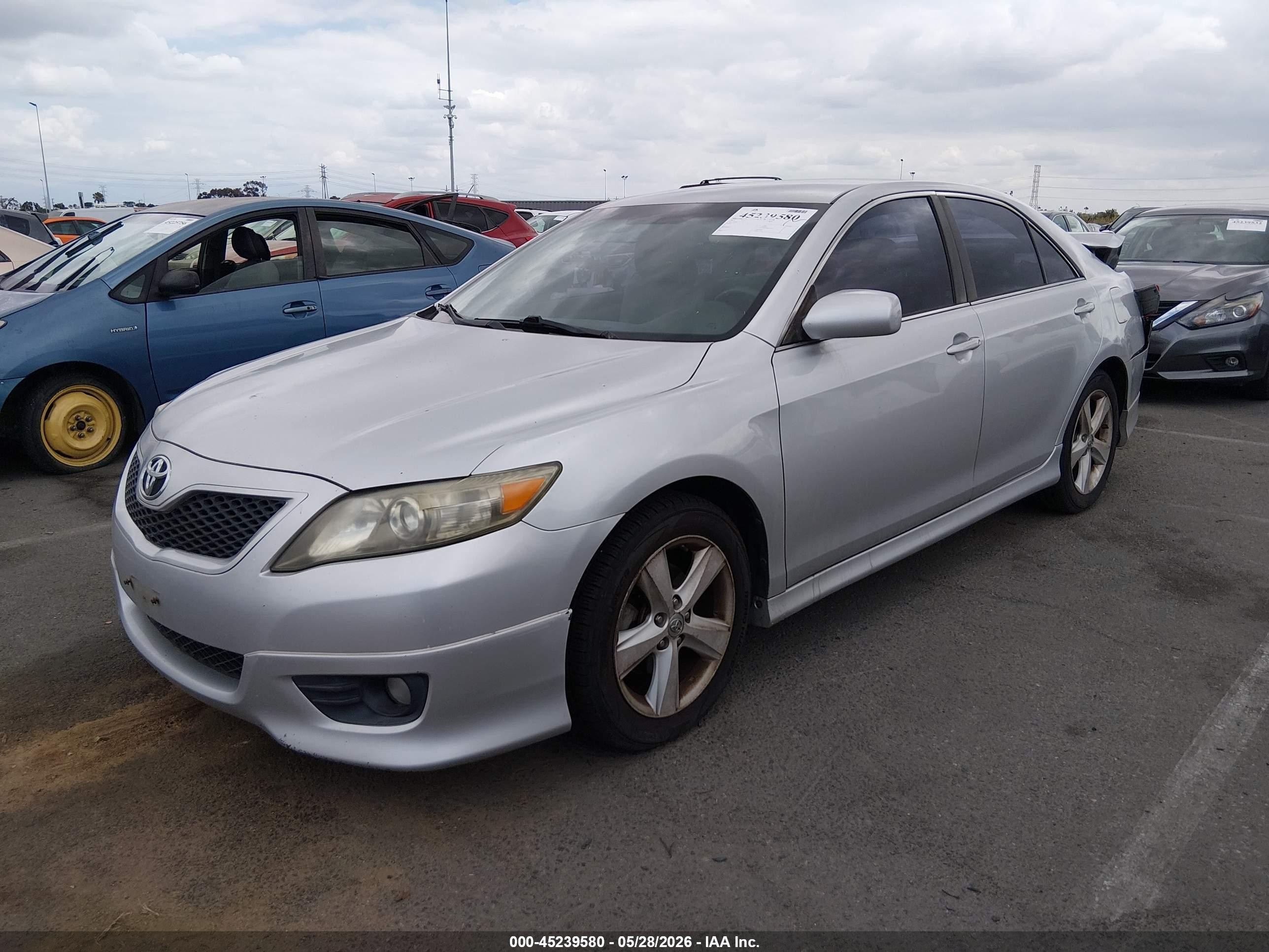 2011 Toyota Camry Se Серебряный vin: 4T1BF3EK9BU609176