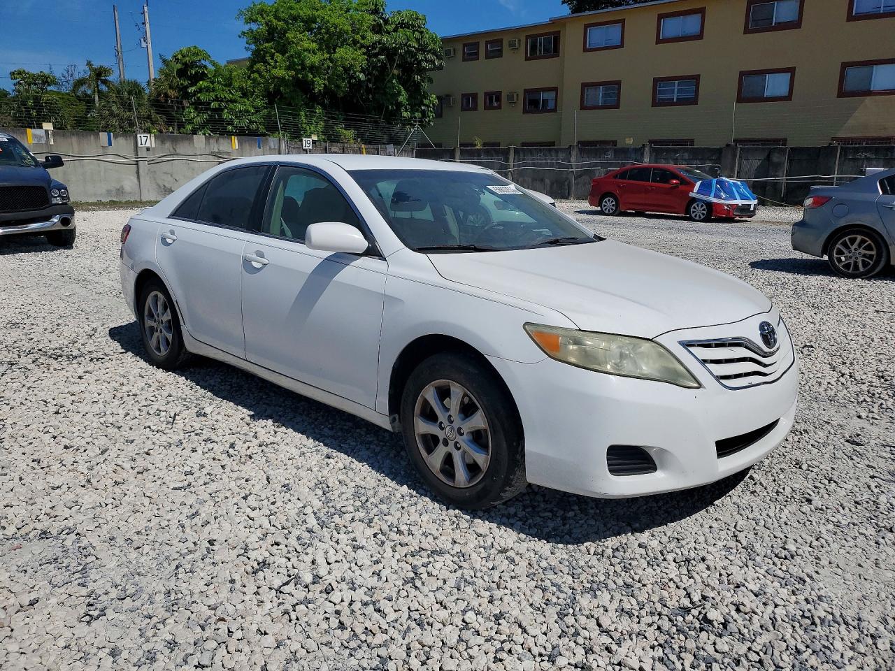 2011 Toyota Camry Le White vin: 4T1BF3EK9BU611252