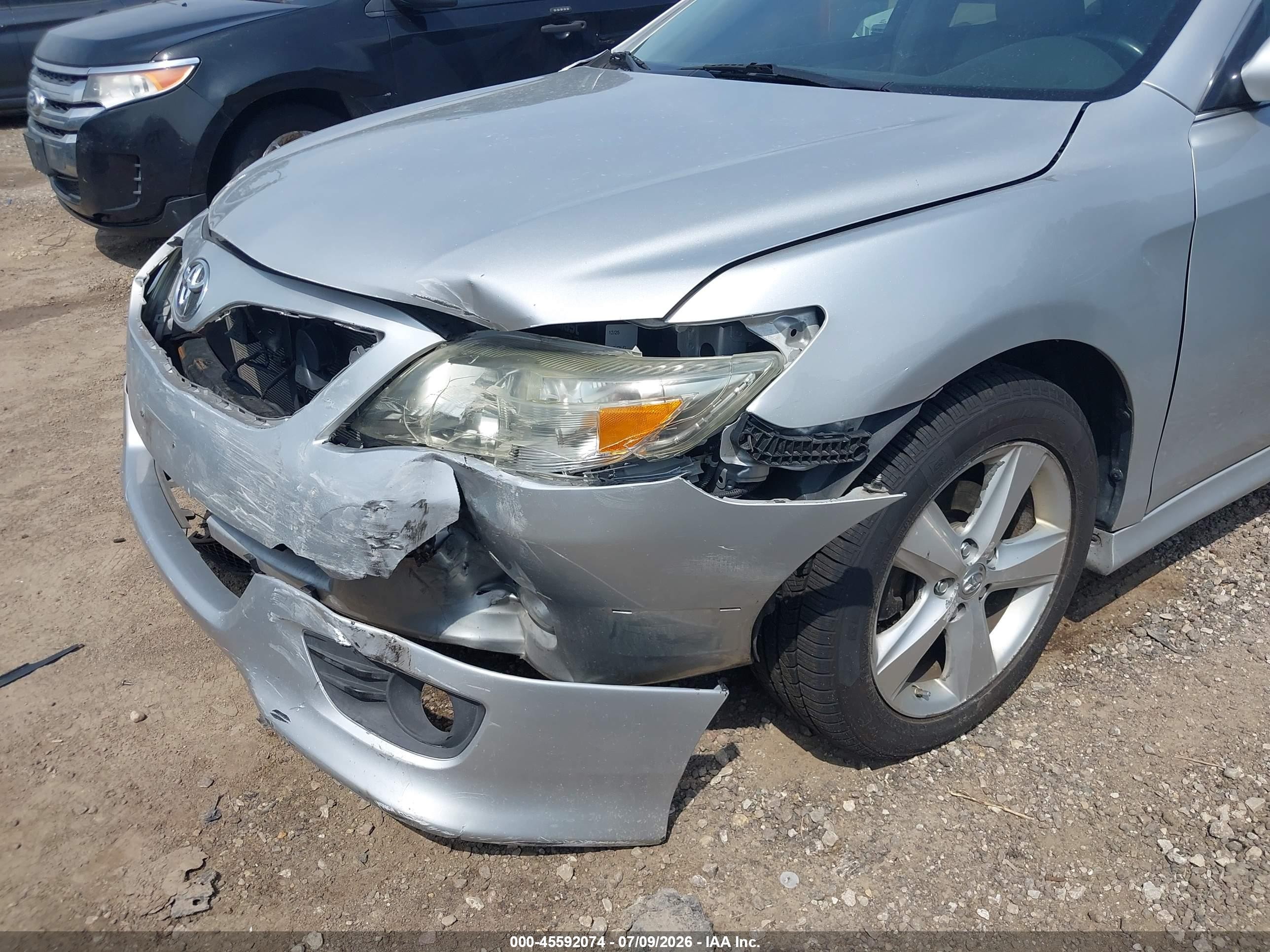 2011 Toyota Camry Se Silver vin: 4T1BF3EK9BU649161