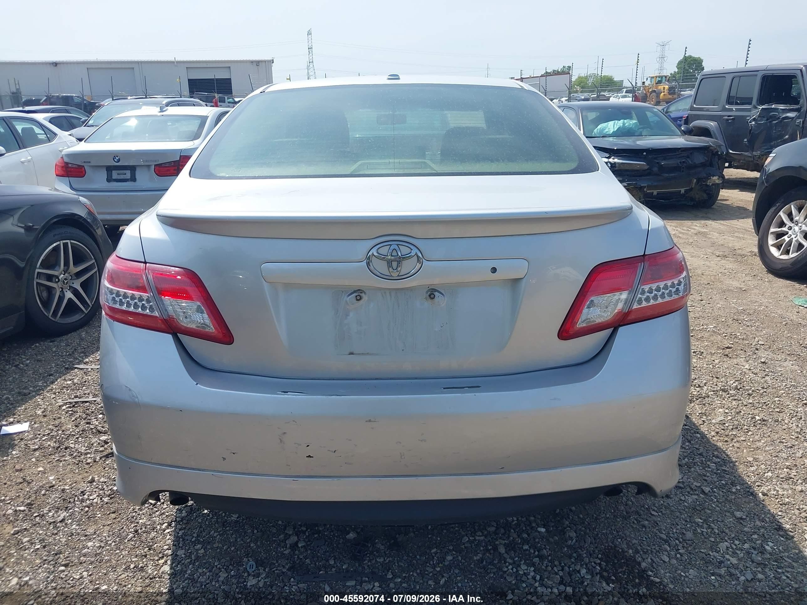 2011 Toyota Camry Se Silver vin: 4T1BF3EK9BU649161