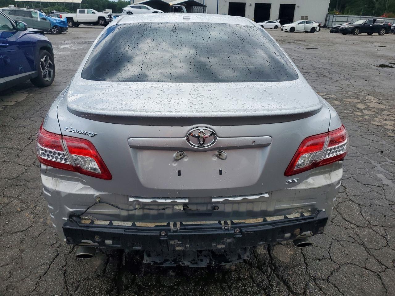 2011 Toyota Camry Se Silver vin: 4T1BF3EK9BU649998