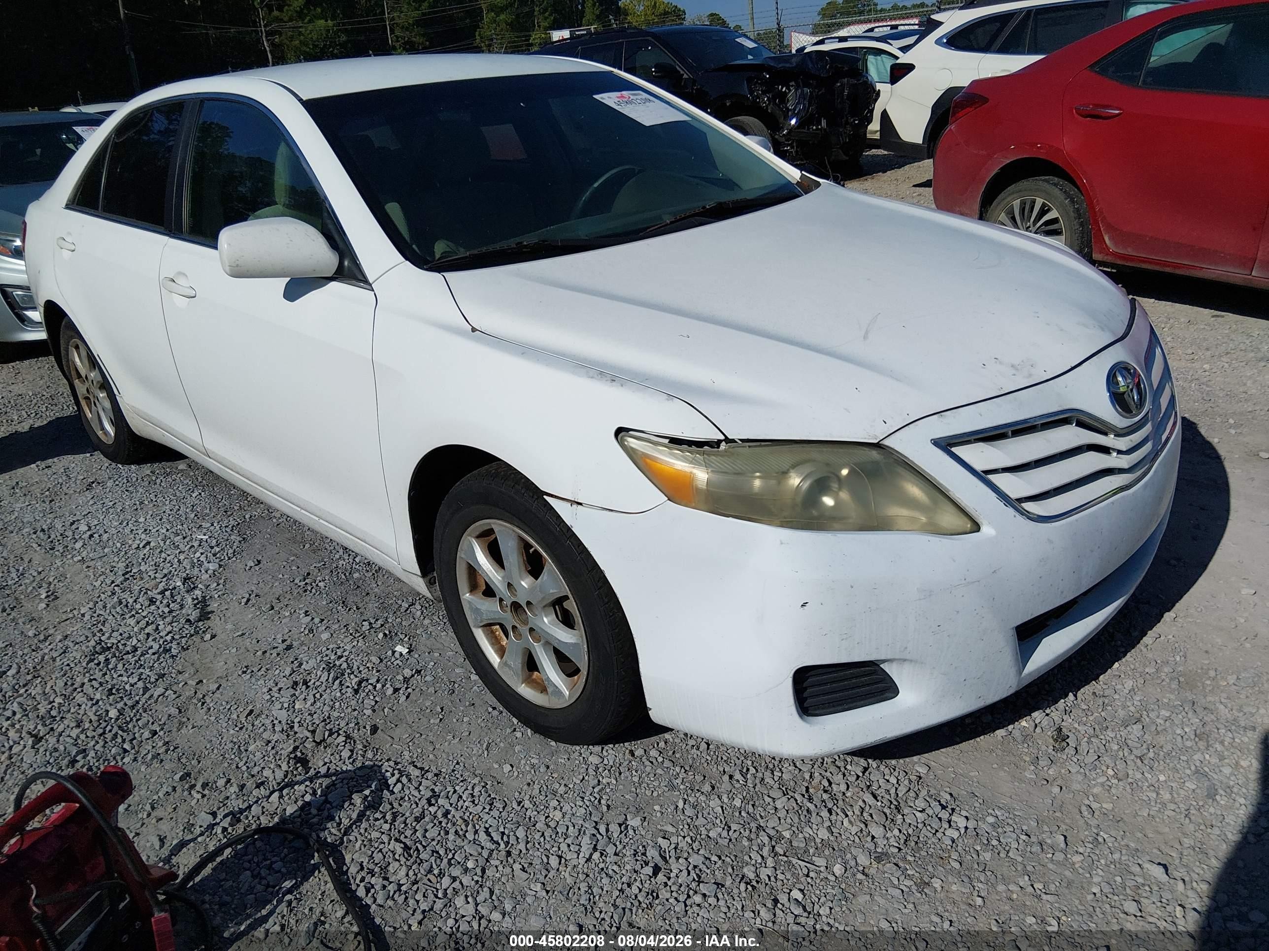 2011 Toyota Camry Le White vin: 4T1BF3EK9BU656790
