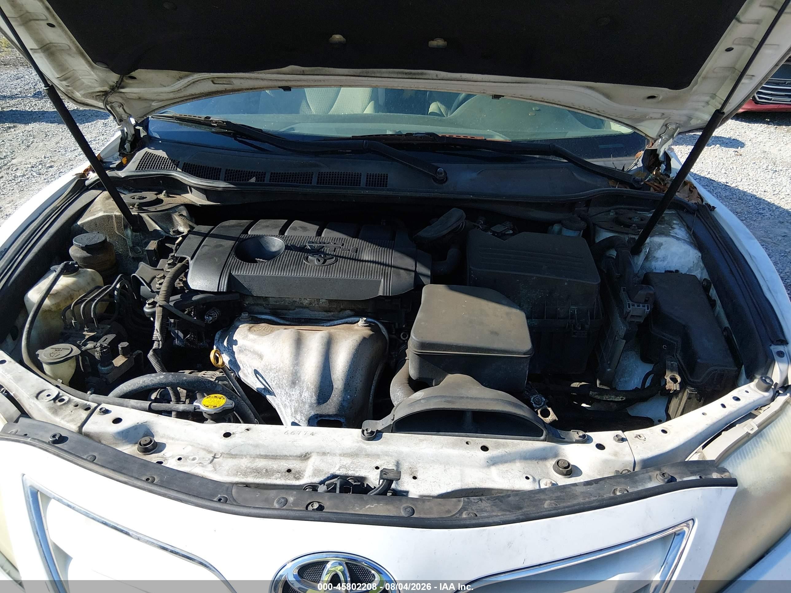 2011 Toyota Camry Le White vin: 4T1BF3EK9BU656790