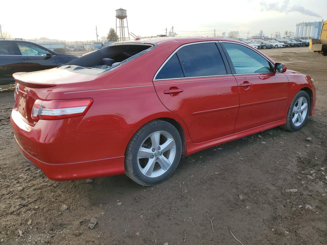 2011 Toyota Camry Se Red vin: 4T1BF3EK9BU664730