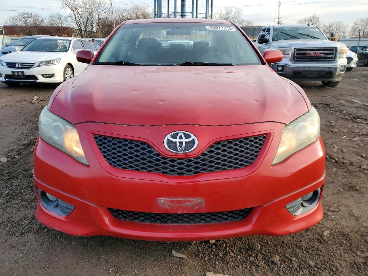 2011 Toyota Camry Se Red vin: 4T1BF3EK9BU664730