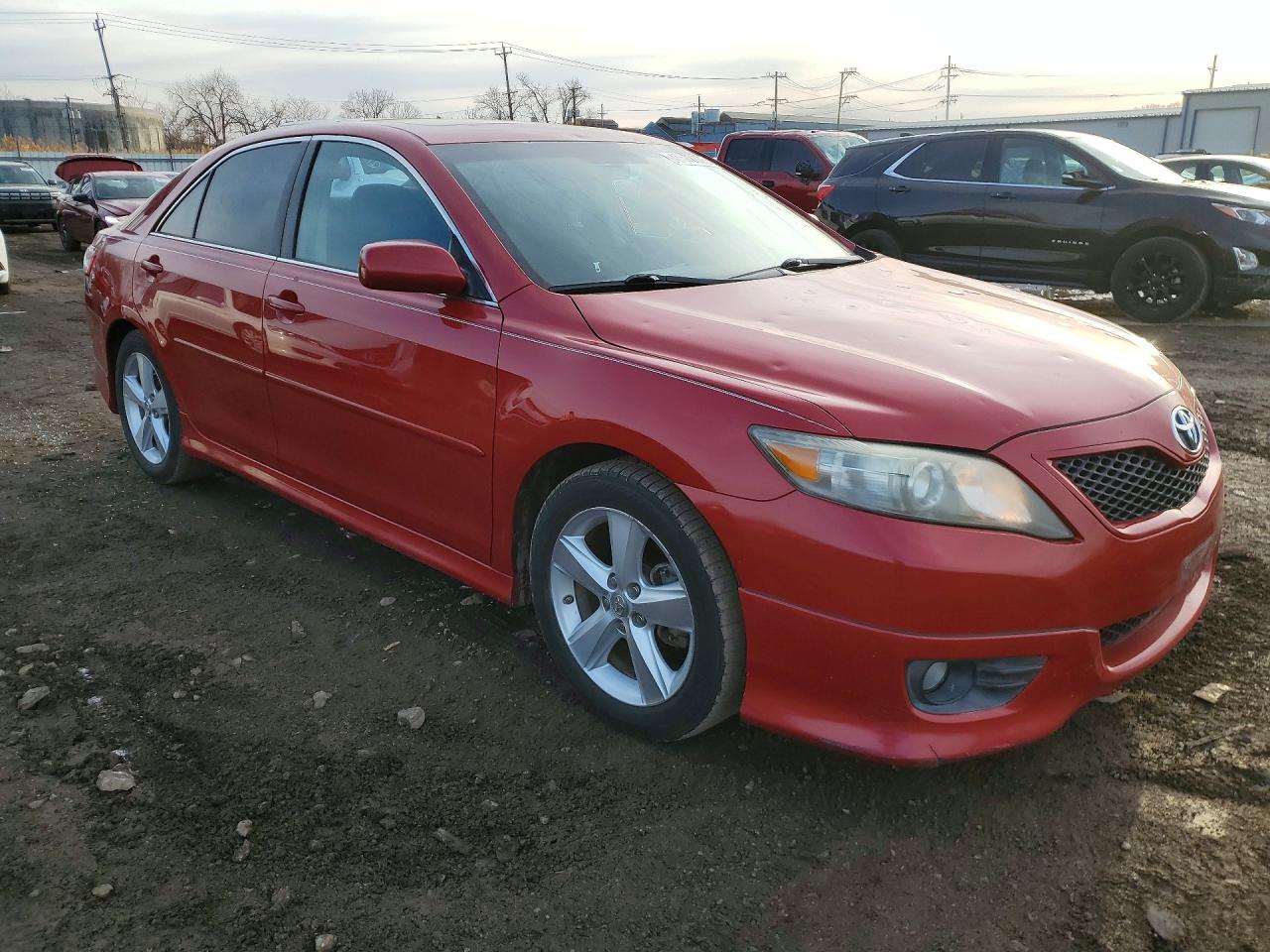 2011 Toyota Camry Se Red vin: 4T1BF3EK9BU664730