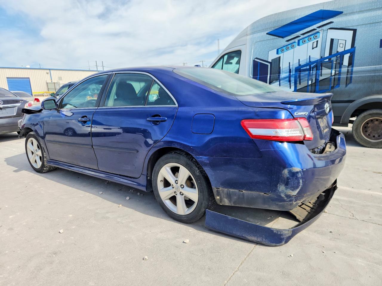 2011 Toyota Camry Se Blue vin: 4T1BF3EK9BU666607