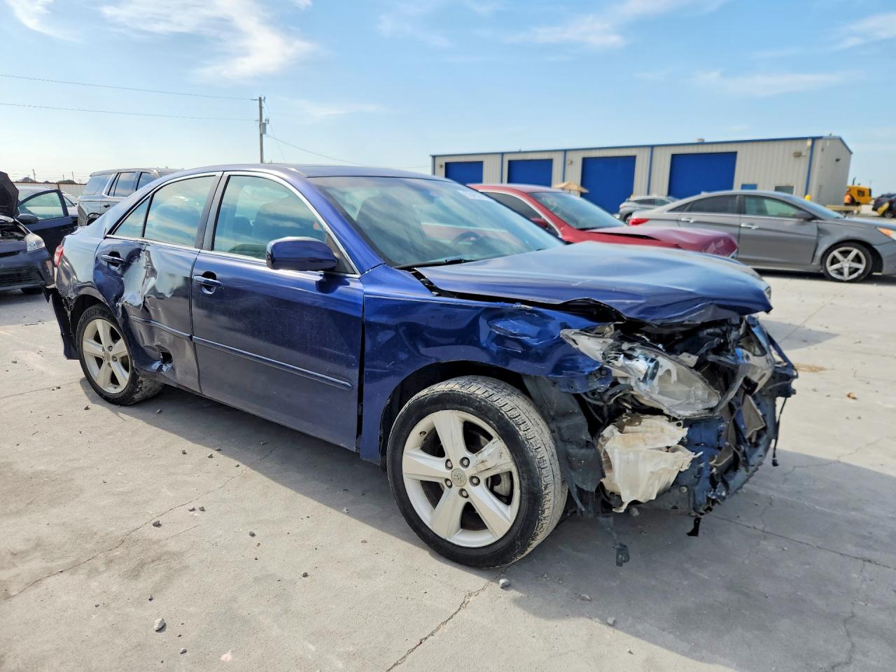 2011 Toyota Camry Se Blue vin: 4T1BF3EK9BU666607