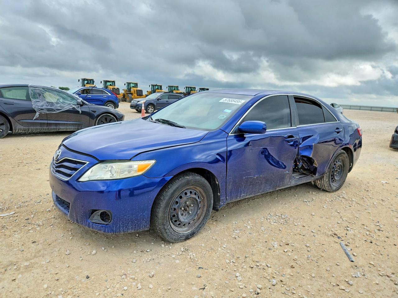 2011 Toyota Camry Base Синий vin: 4T1BF3EK9BU675145