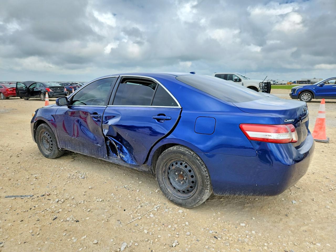 2011 Toyota Camry Base Синий vin: 4T1BF3EK9BU675145