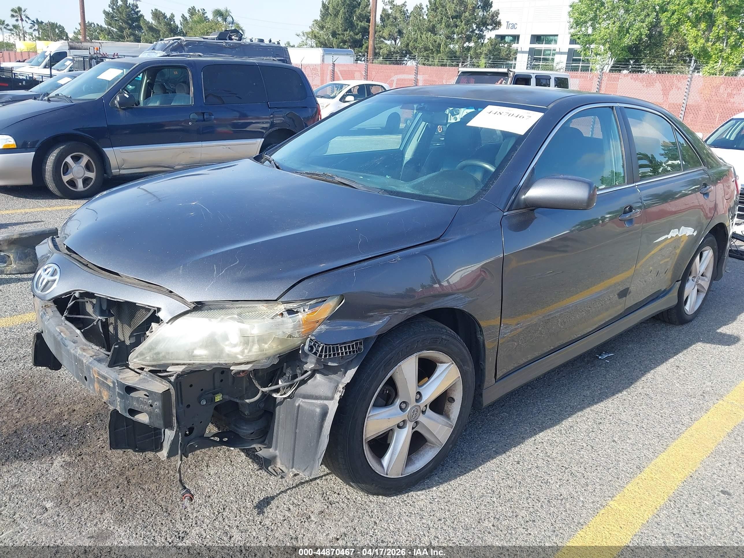 2011 Toyota Camry Se Gray vin: 4T1BF3EK9BU678692