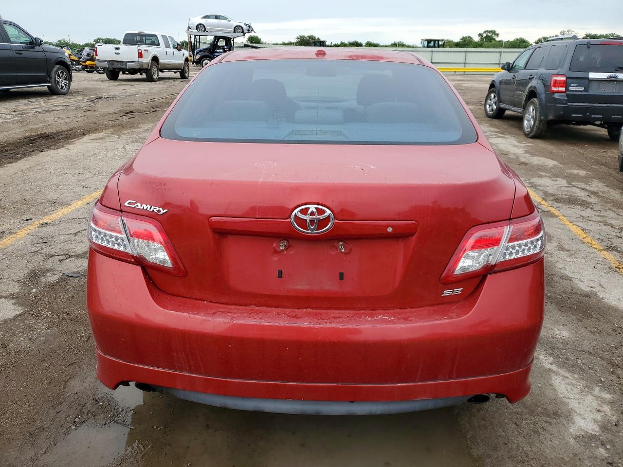 2011 Toyota Camry Se Red vin: 4T1BF3EK9BU682824