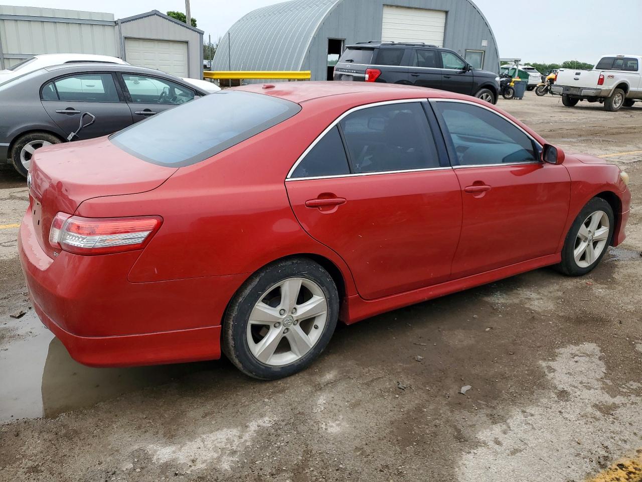 2011 Toyota Camry Se Red vin: 4T1BF3EK9BU682824