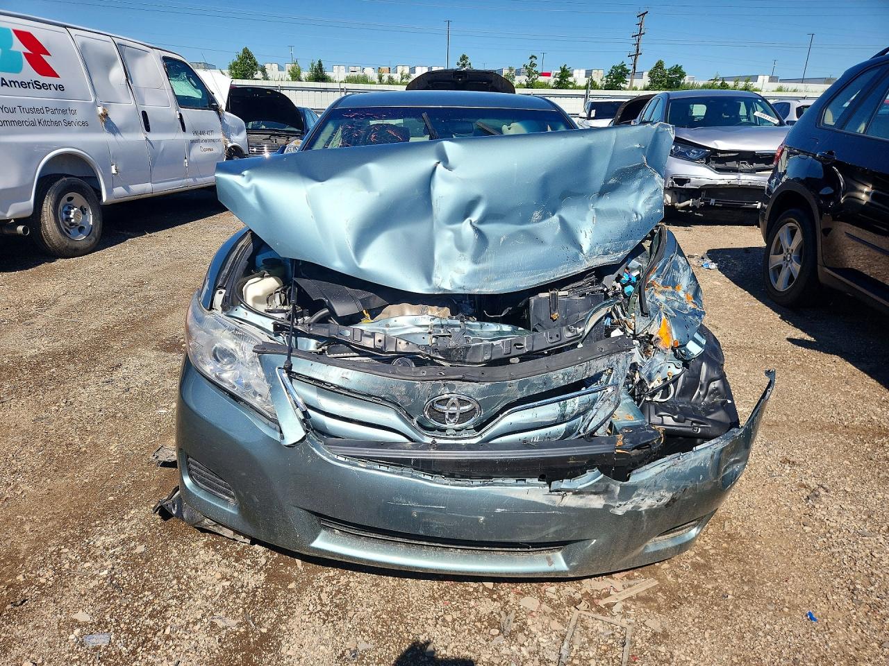 2011 Toyota Camry Le Teal vin: 4T1BF3EK9BU697968