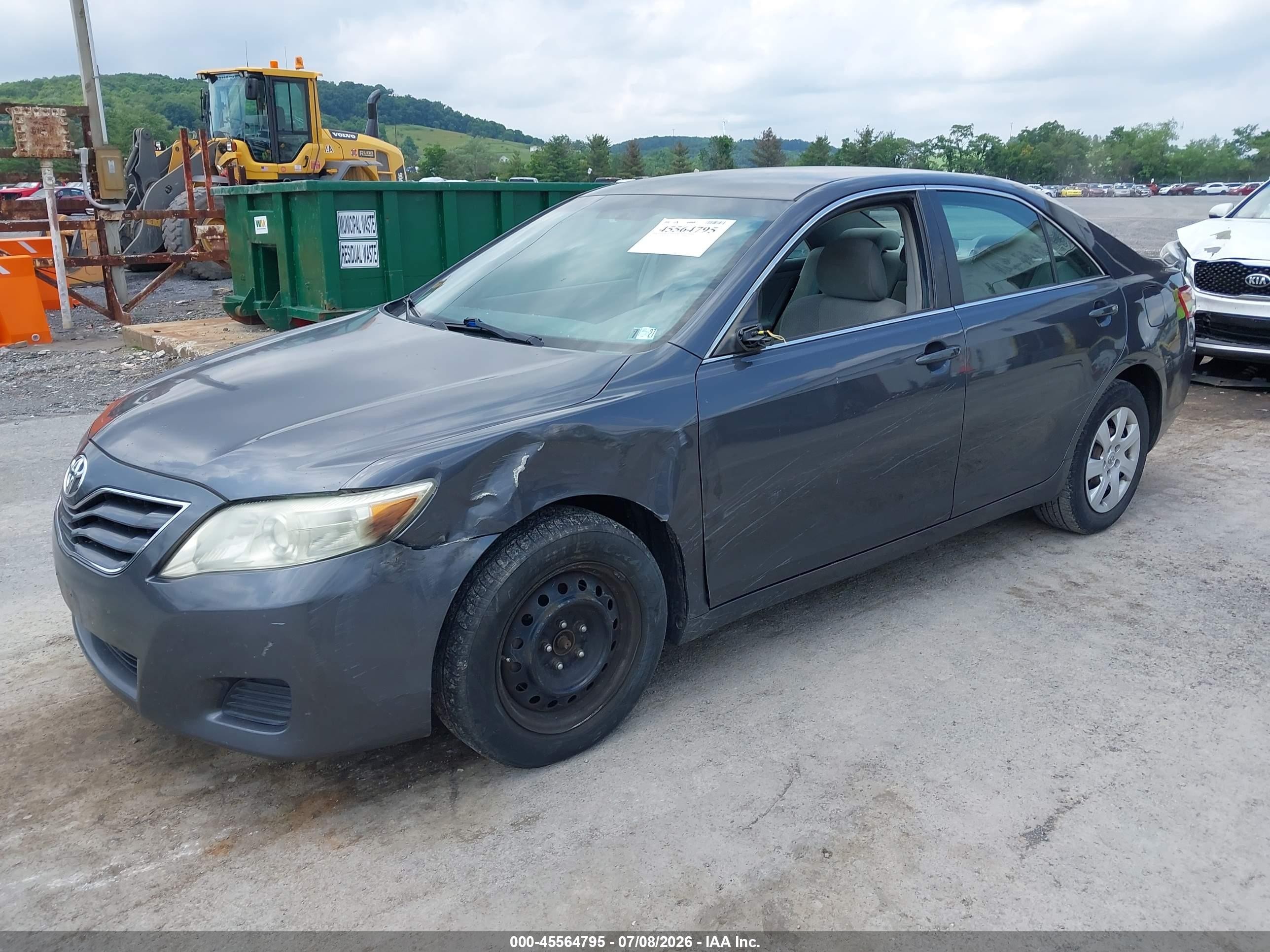 2011 Toyota Camry Le Серый vin: 4T1BF3EK9BU704367