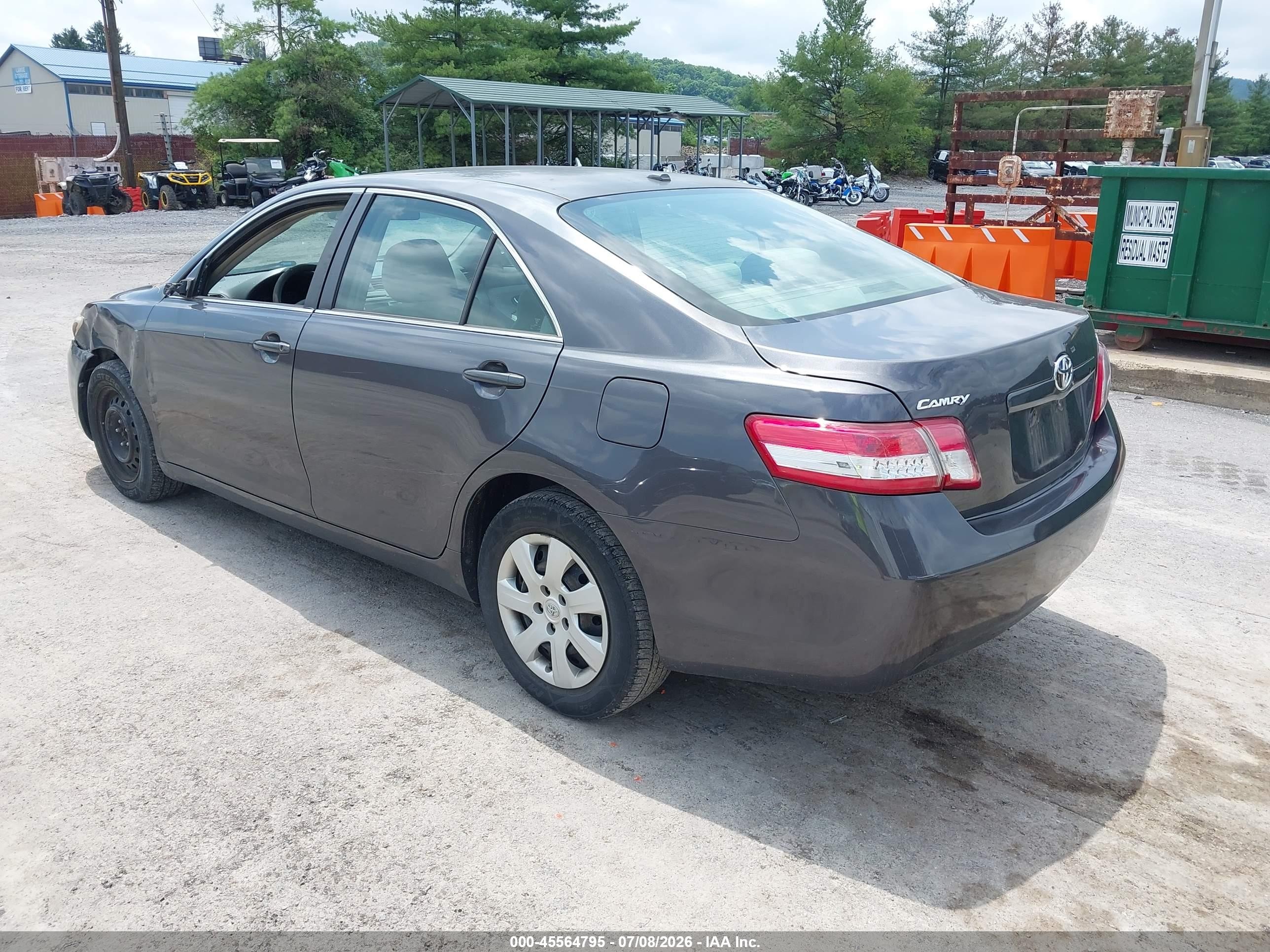 2011 Toyota Camry Le Серый vin: 4T1BF3EK9BU704367