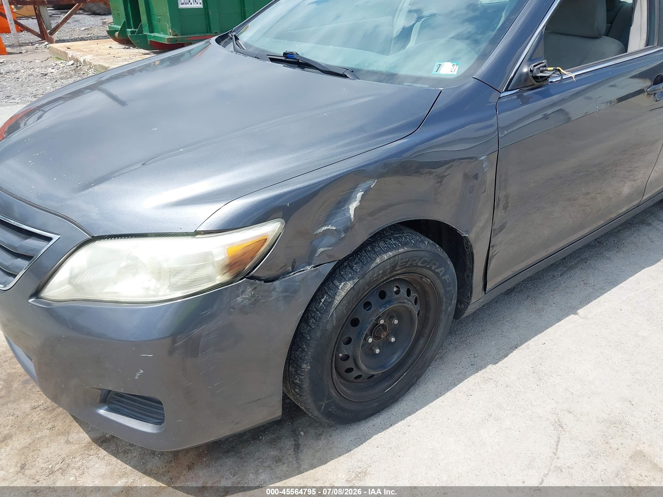 2011 Toyota Camry Le Серый vin: 4T1BF3EK9BU704367