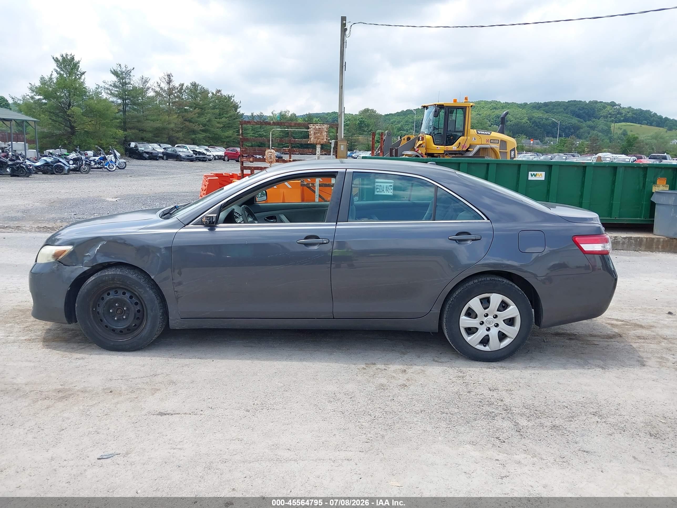 2011 Toyota Camry Le Серый vin: 4T1BF3EK9BU704367