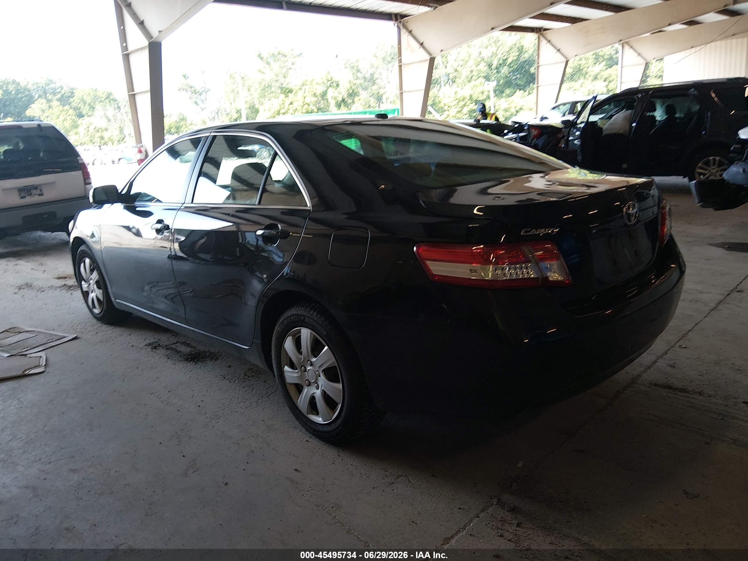 2011 Toyota Camry   Black vin: 4T1BF3EK9BU708645