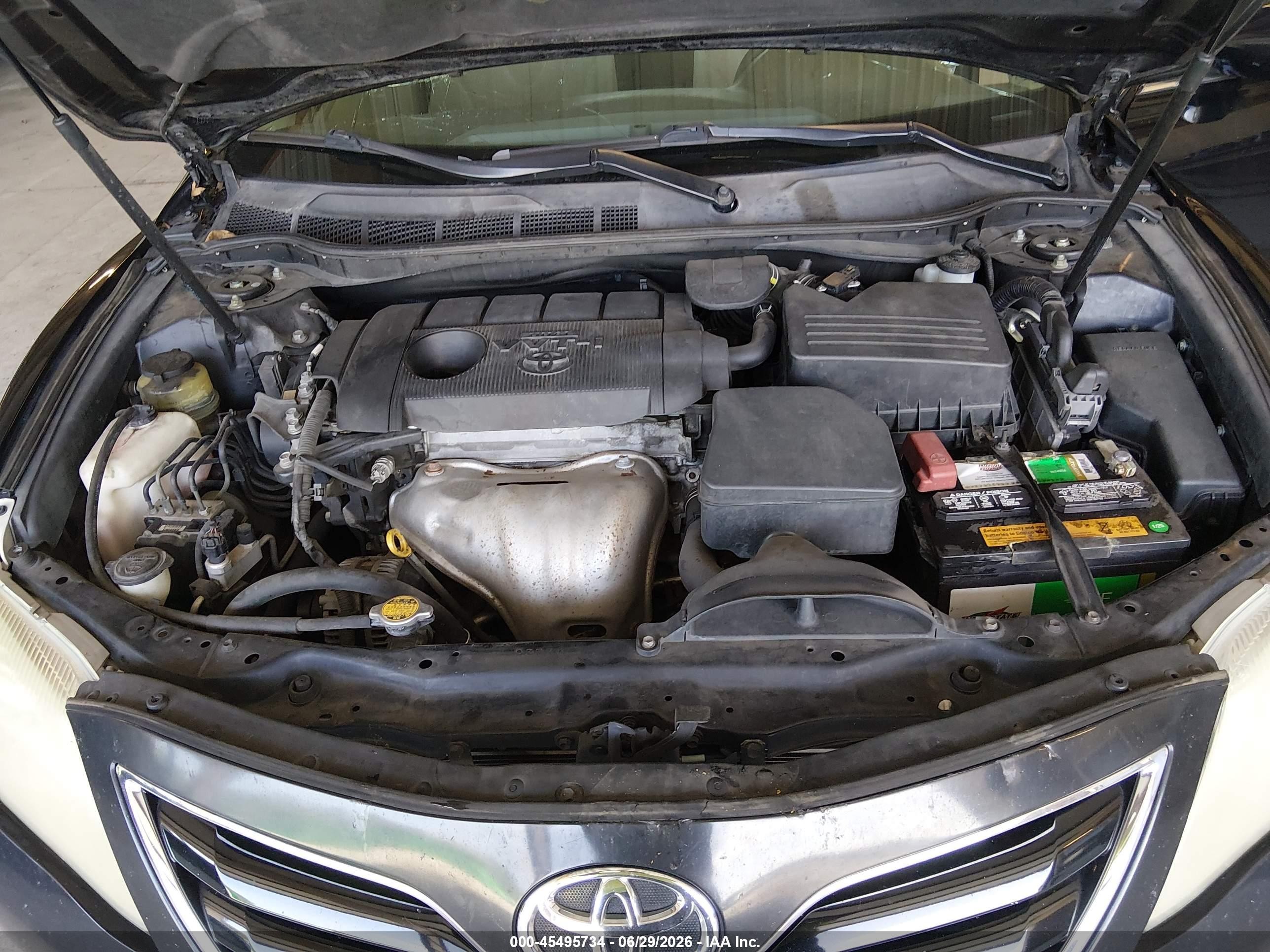 2011 Toyota Camry   Black vin: 4T1BF3EK9BU708645