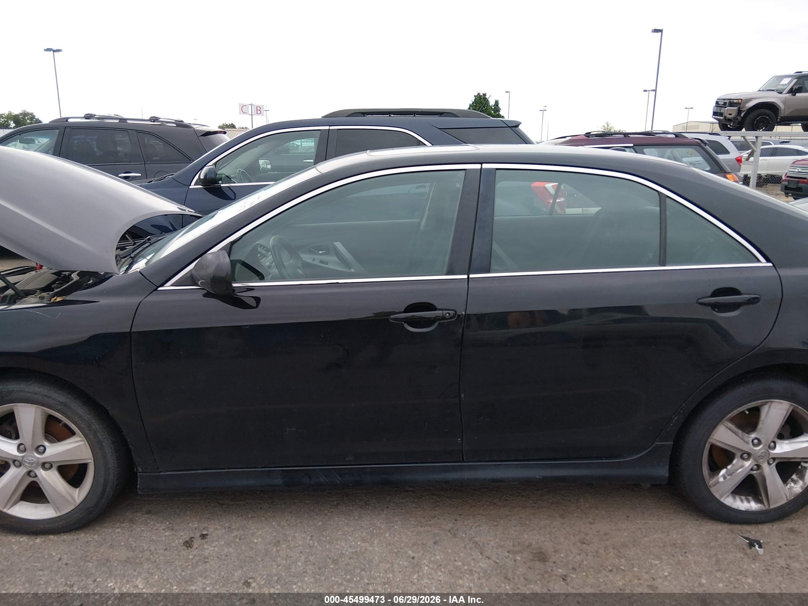 2011 Toyota Camry Se Black vin: 4T1BF3EK9BU721279
