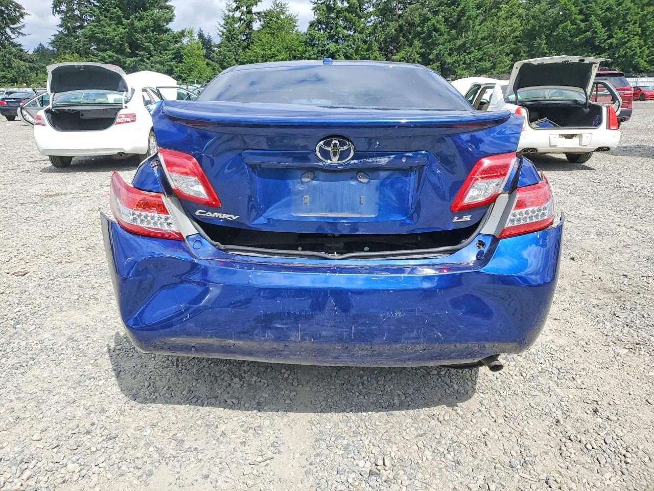 2011 Toyota Camry Le Blue vin: 4T1BF3EK9BU726580