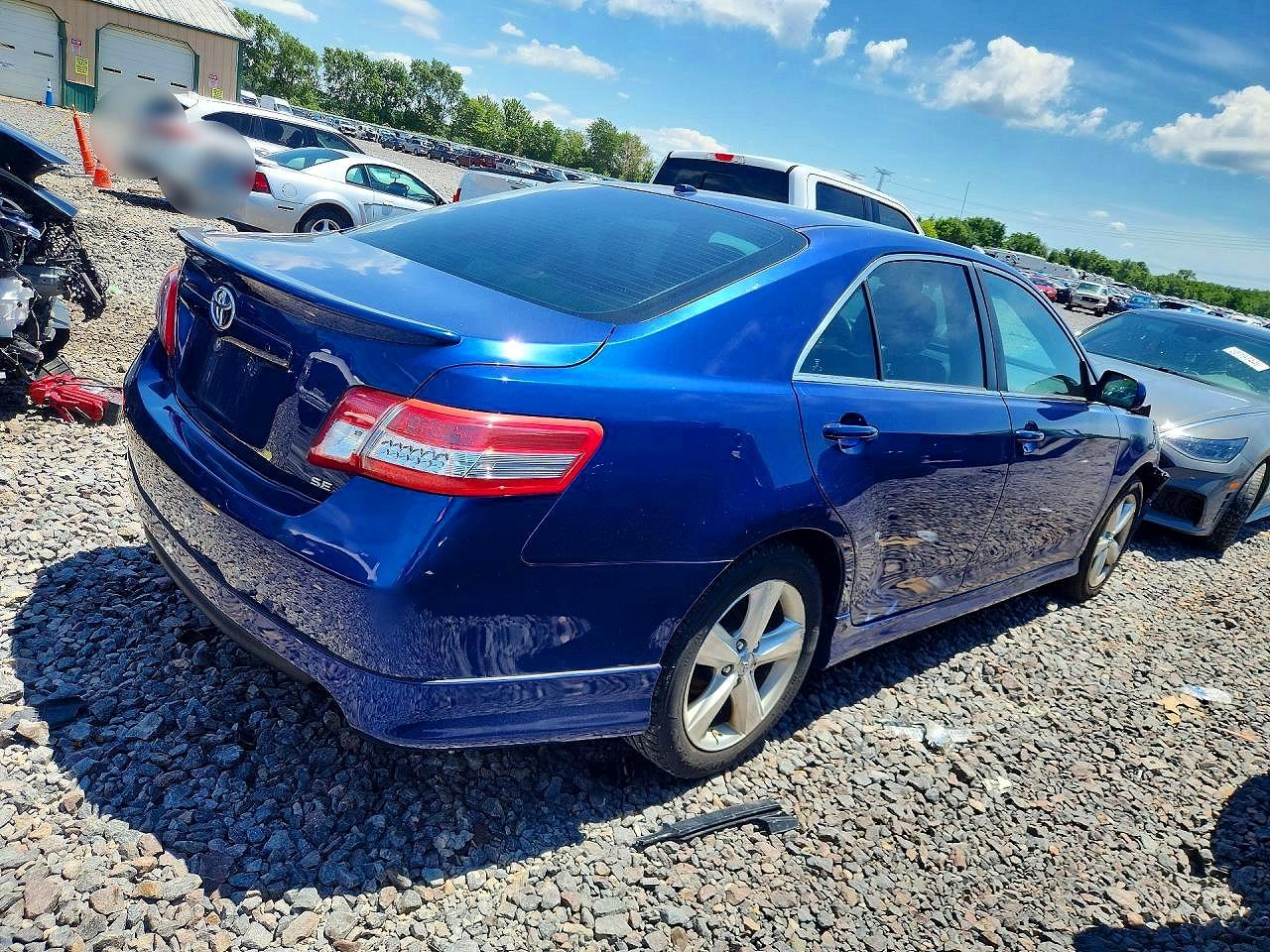 2011 Toyota Camry Blue vin: 4T1BF3EK9BU746103