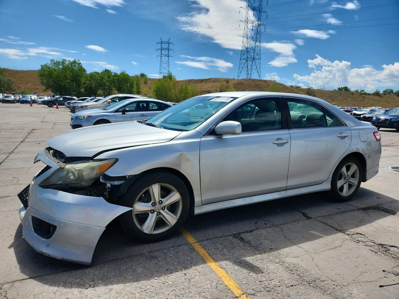 2011 Toyota Camry Se Серебряный vin: 4T1BF3EK9BU748708