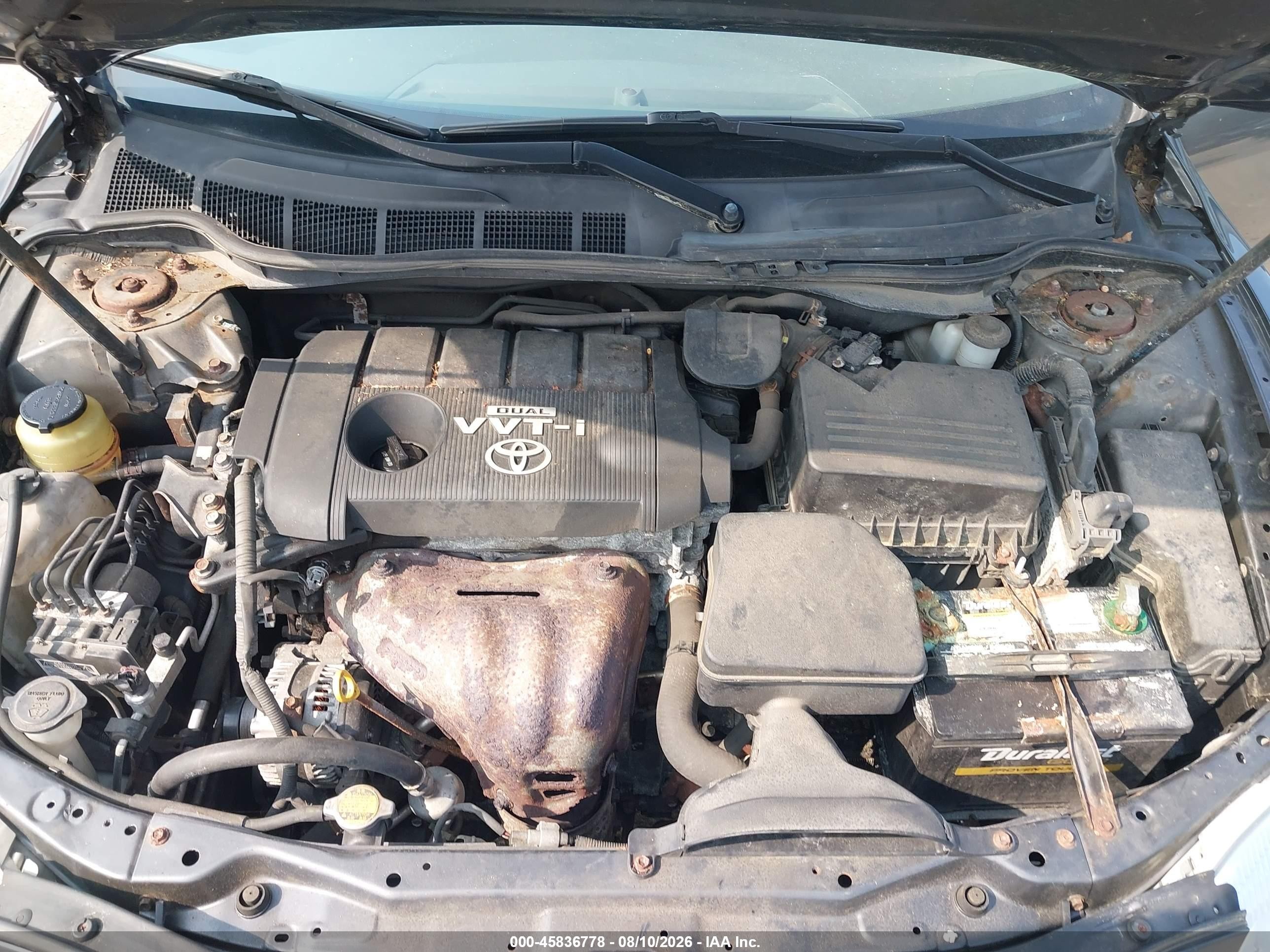 2010 Toyota Camry Le Gray vin: 4T1BF3EKXAU019647
