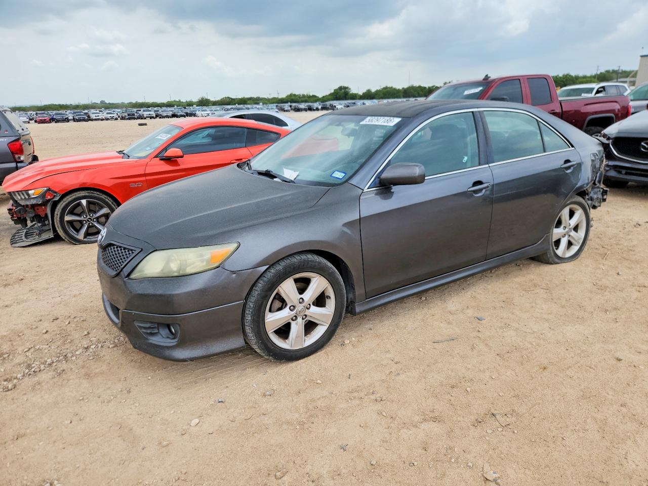 2010 Toyota Camry Se Gray vin: 4T1BF3EKXAU050588