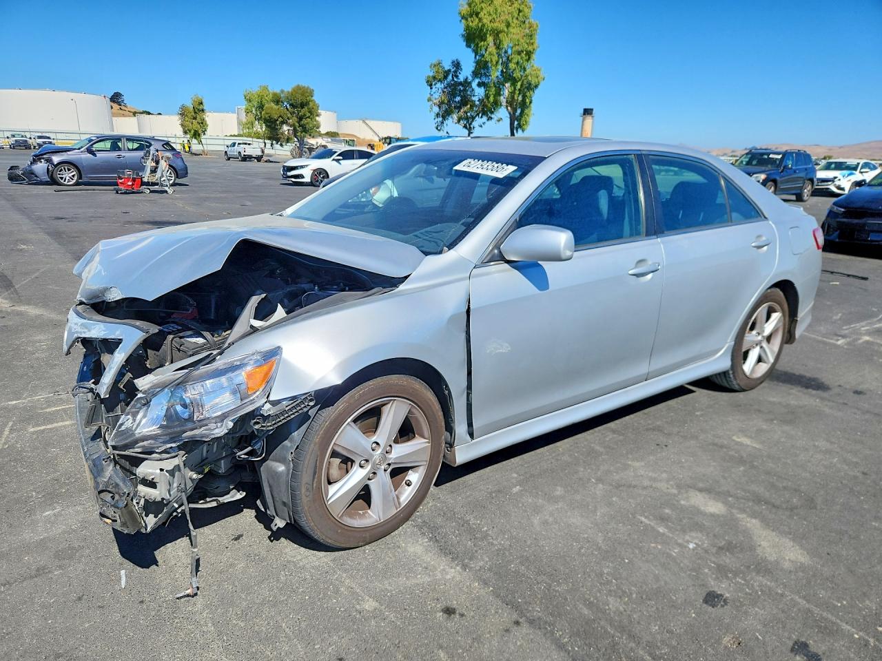2010 Toyota Camry Se Silver vin: 4T1BF3EKXAU062224